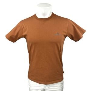 NEW Snow Peak Men's Brown Graphic Print Short Sleeve T Shirt Tee Top Size S